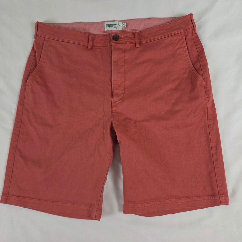 Wellen‎ salmon chino shorts mens 38